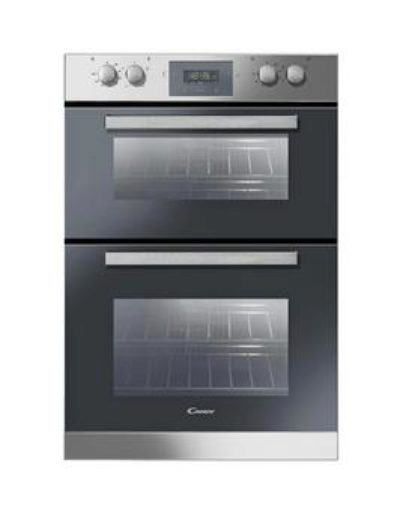 Candy Fdp6109X 60Cm Built-In Multifunction Double Fan Oven - Stainless Steel
